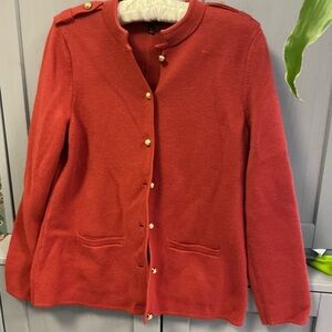 Talbots Rust Knit Sweater